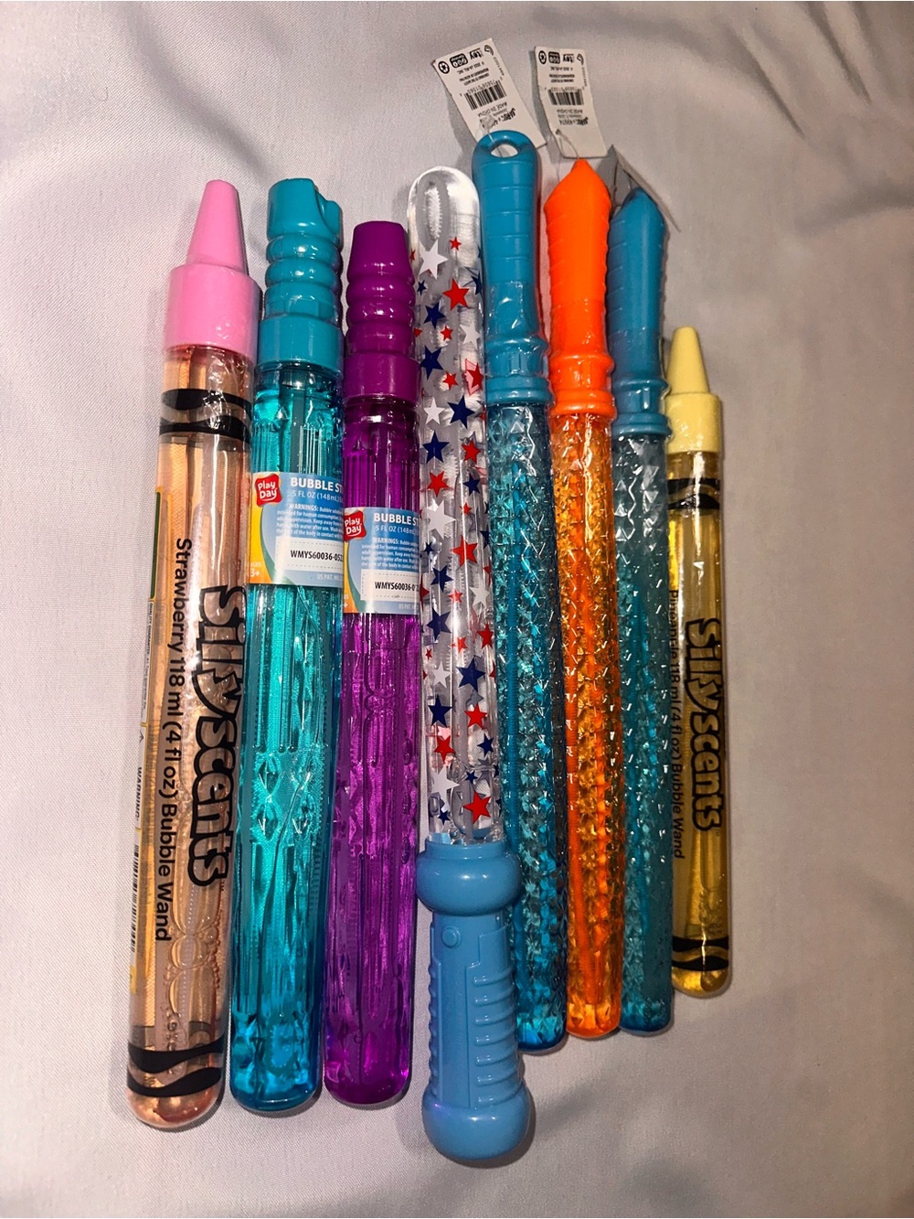 Assorted Color Bubble Wands - Multi-Color Party Pack